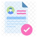 Curriculum Vitae Employee Icon