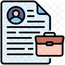 Curriculum Vitae Cv Application Icon