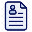 Curriculum Vitae Cv Resume Icon