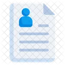 Curriculum Vitae Cv Resume Icon