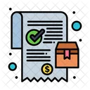 Currier Invoice  Icon