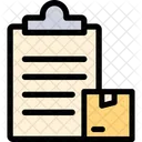 Currier List Delivery List Shipping List Icon