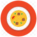 Curry Gekochtes Essen Kuche Symbol