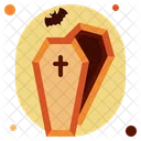 Cursed Coffin Halloween Pumpkin Symbol