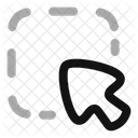Selection De Rectangle De Curseur Selection De Rectangle De Curseur Rectangle Icon