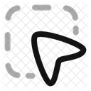 Selection De Rectangle De Curseur Selection De Rectangle De Curseur Rectangle Icon