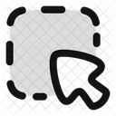 Selection De Rectangle De Curseur Selection De Rectangle De Curseur Rectangle Icon