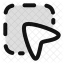 Selection De Rectangle De Curseur Selection De Rectangle De Curseur Rectangle Icon