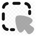 Selection De Rectangle De Curseur Selection De Rectangle De Curseur Rectangle Icon