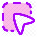 Selection De Rectangle De Curseur Selection De Rectangle De Curseur Rectangle Icon