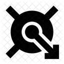Cursor Mitte Fokus Symbol