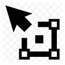Cursor Drag Grid Icon