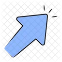 Cursor Arrow Arrowhead Directional Arrow Icon