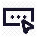 Cursor De Senha Seguranca Protecao Ícone