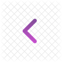 Signo De Intercalacion A La Izquierda Icono