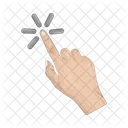 Cursor De Mano Gesto De Mano Gesto Icon