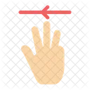 Cursor de mano  Icono