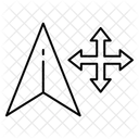 Cursor Movement Cursor Displacement Cursor Dislocation Icon