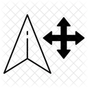 Cursor Movement Cursor Displacement Cursor Dislocation Icon
