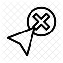 Cursors Pointer Delete Icon