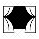 Curtain Window Interior Icon