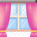 Curtain Window Interior Icon