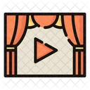Curtain Theater Stage Icon