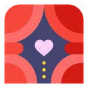 Curtain Love Heart Icon