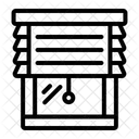 Curtain Blinds Window Icon