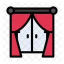 Curtains Window Home Icon