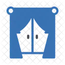 Curtains Window Home Icon