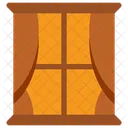 Curtains Window Decoration Icon