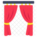 Curtains Drapes Home Decor Icon