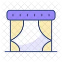 Curtains Window Decoration Icon