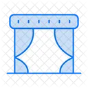 Curtains Window Decoration Icon