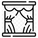 Curtains Draps Stage Icon
