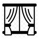Curtains Window Drapes Icône