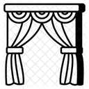 Curtains Drapes Home Decor Icône