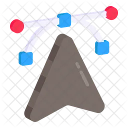 Curva de Bézier  Icono