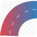 Curva de clipart de carretera  Icono