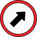 Curva a la derecha  Icono