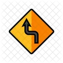 Curvas Cerradas Icono