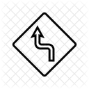 Curvas Cerradas Icono