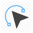 Curve Mouse Drawing Icon