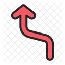 Curve Arrow  Icon