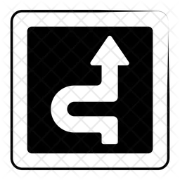 Curve Arrow  Icon