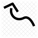 Curve Arrow  Icon