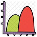 Curve Graph Parabola Graph Distribution Graph Icon