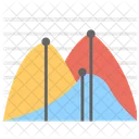 Curve Graph Parabola Graph Distribution Graph Icon