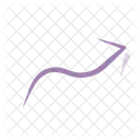 Curve Grow Up Curve Grow Up Arrow Business Icon